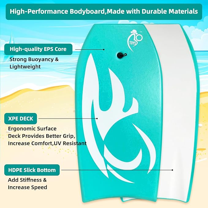 Body Board Lightweight with EPS Core