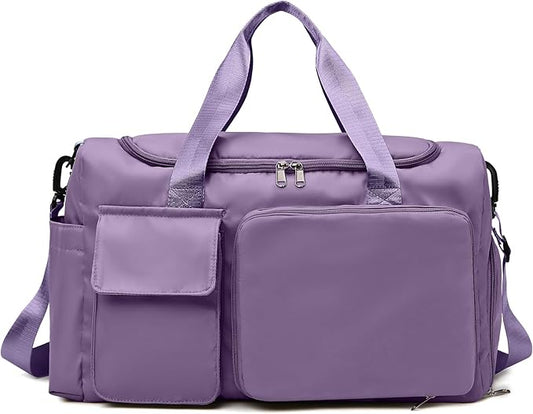 Supercenter Gym Bag, For Both Men and Women, Foldable, With Shoe Compartment and Wet/Dry Compartment
