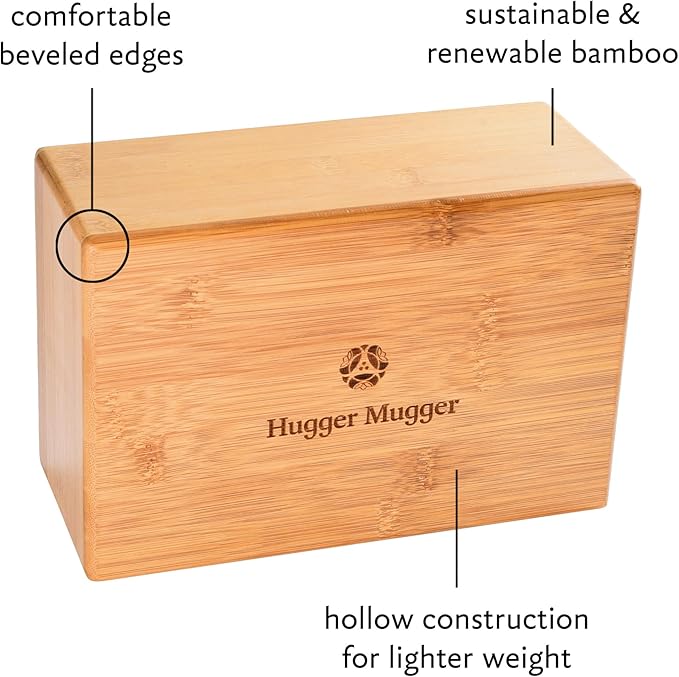 Hugger Mugger Bamboo Yoga Block