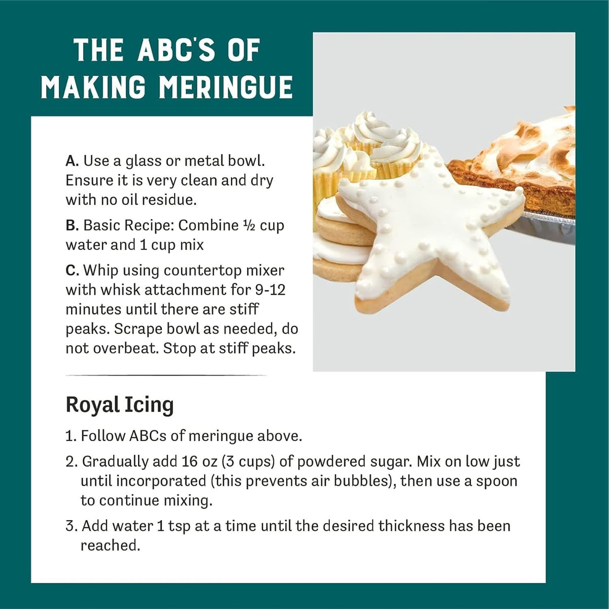 Judee's Gluten Free Complete Meringue Powder Mix Bulk 10 lb - Great for Baking and Decorating - No Preservatives - Gluten-Free and Nut-Free - Make Meringue Cookies, Pies, Frosting, and Royal Icing