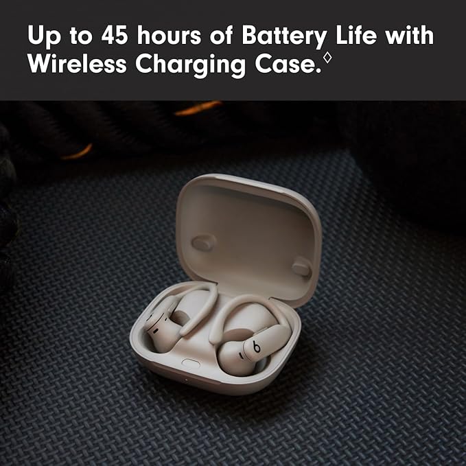 Beats Powerbeats Pro 2 Wireless Bluetooth Earbuds - Noise Cancelling, Heart Rate Monitor, IPX4, Up to 45H Battery & Charging Case, Works with Apple & Android - Quick Sand