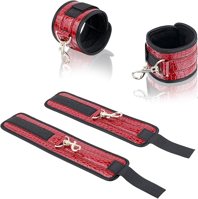 6pcs Black PU Adjustable Straps Sports Training Fitness Gear Home Yoga Set