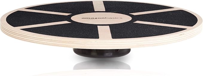 Amazon Basics Wood Wobble Balance Trainer Board