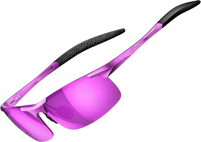 ATTCL Men's Sports Polarized Sunglasses Men for Driving running Fishing Golf - UV Protection Sun glasses Metal Frame