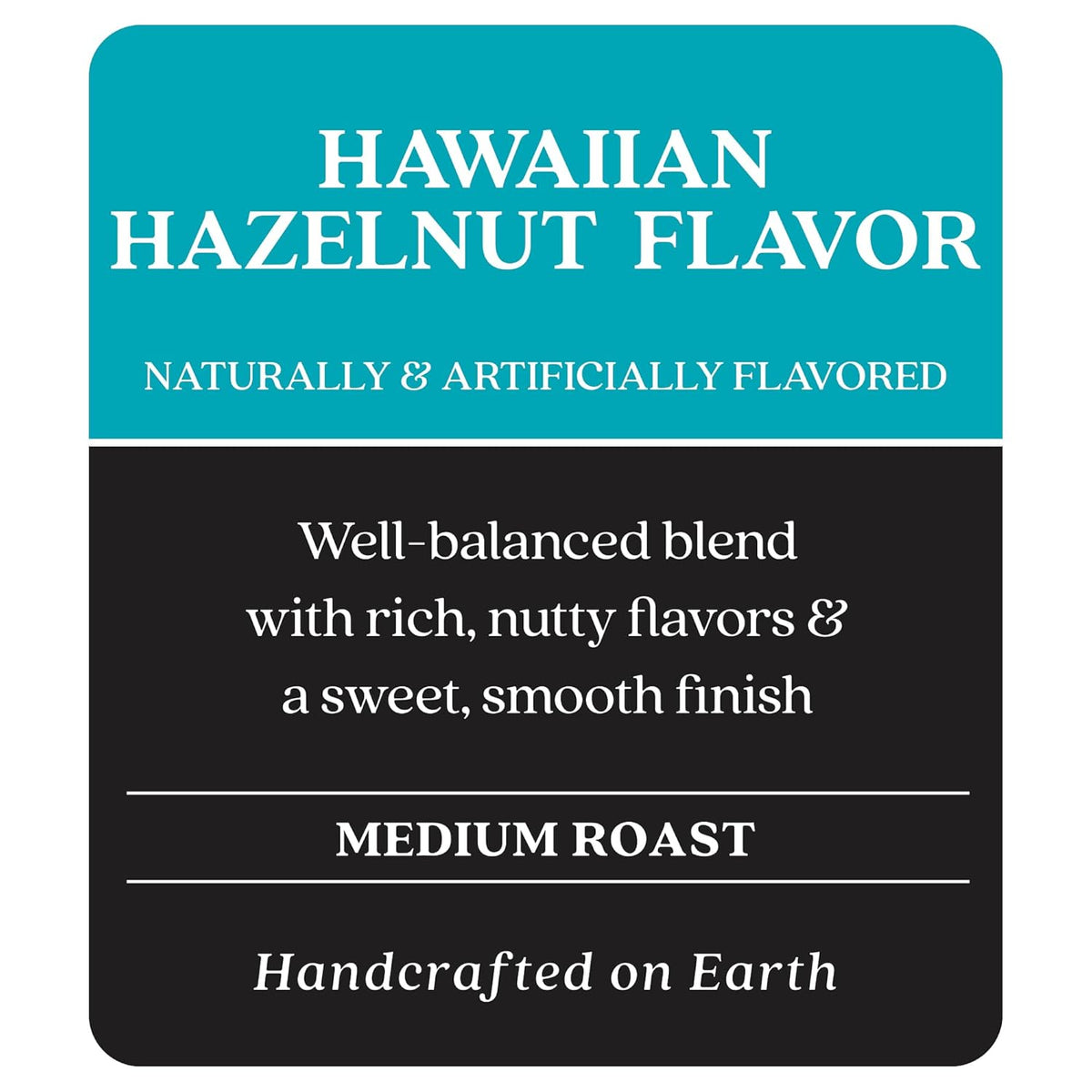 Copper Moon Single Serve Coffee Pods for Keurig K Cup Brewers (Hawaiian Hazelnut - Medium Roast) 12 Count