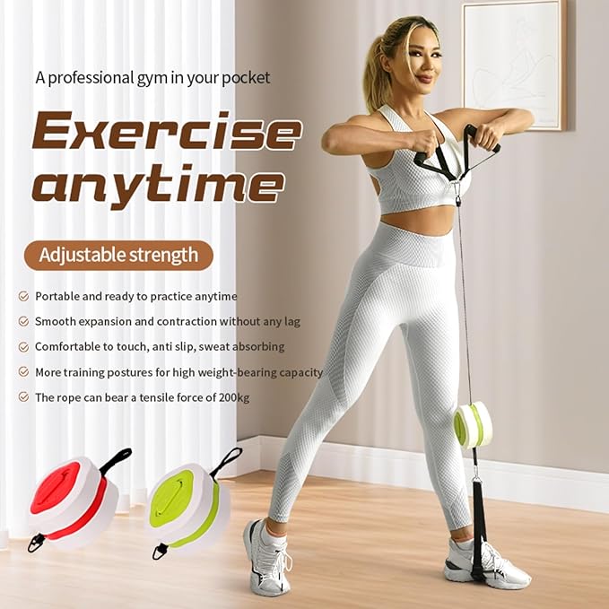 Adjustable Resistance Fitness Pump 3 Speed, Home Comprehensive Training Equipment, Tension Pump, Arm Strength Device Duitable for Home Fitness