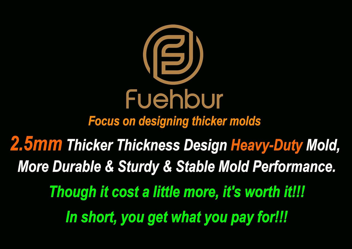 【300+ Design Optional】 Fuehbur Mini Mushroom Car Freshies Mold- Air Freshie - Aroma Bead Freshener-Epoxy Resin - Candle Soap Mold Silicone Mould【Upgraded Thickened Material】- Medium Size