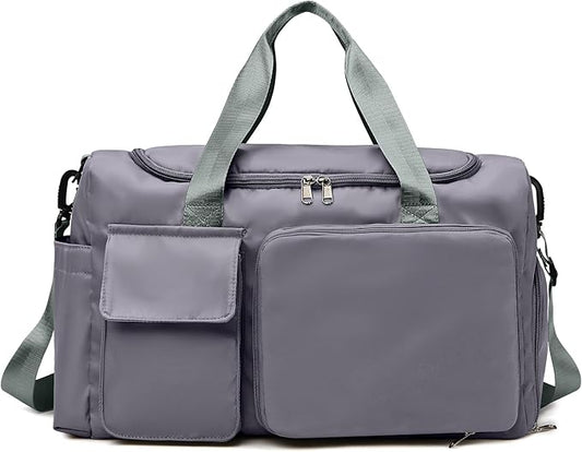Supercenter Gym Bag, For Both Men and Women, Foldable, With Shoe Compartment and Wet/Dry Compartment