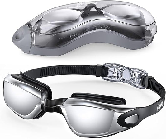 Aegend Swim Goggles, Swimming Goggles No Leaking Full Protection Adult Men Women Youth