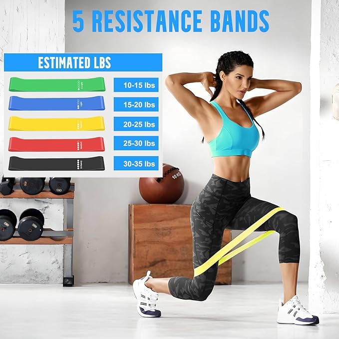 Agility Ladder Speed Training Equipment Set-15ft Non-Slip Agility Training Ladder, 10 Disc Cones, 5 Resistance Bands, Jump Rope, Rubber Ladder Mat for Soccer Footwork Drills Fitness Workouts