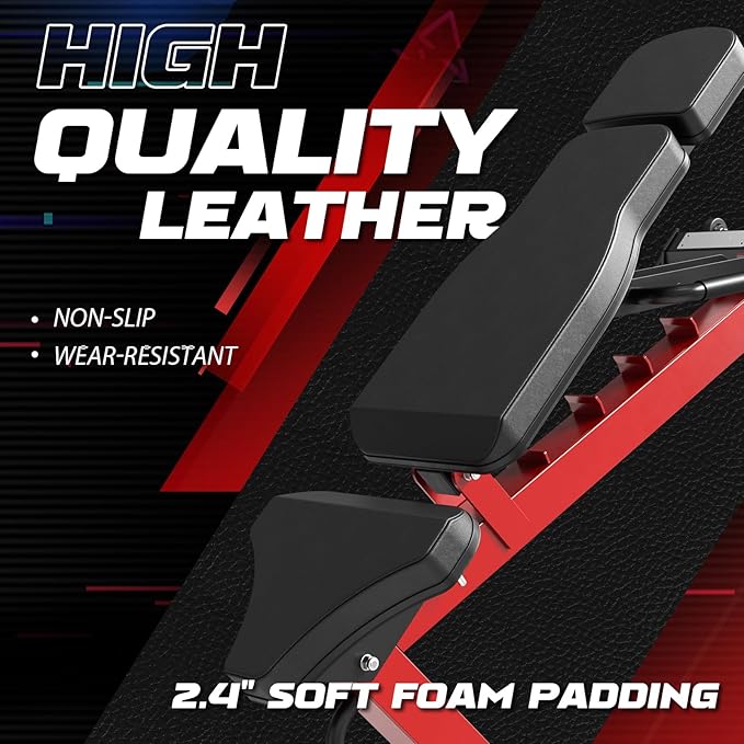 Mikolo Smith Machine, 2200lbs Squat Rack with LAT-Pull Down System & Cable Crossover Machine, Training Equipment with Leg Hold-Down Attachment