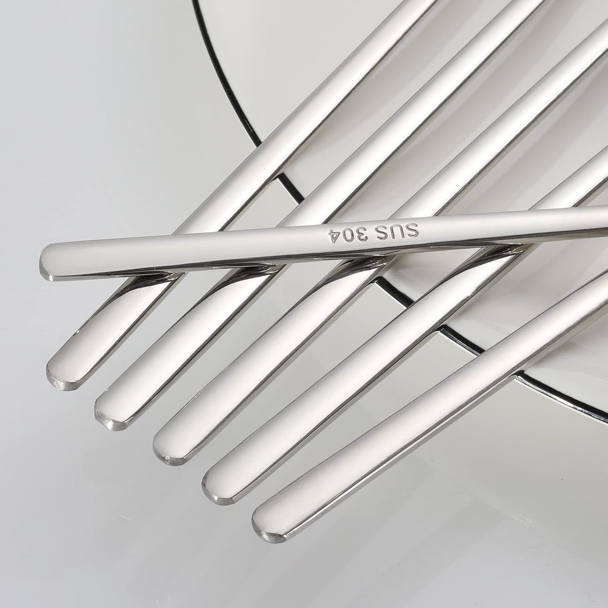 Stainless Steel Coffee Stirrers Spoons 6 Pieces Ice Tea Long Spoons Drink Stir Sticks Spoon for Bar Coffee Cocktail…