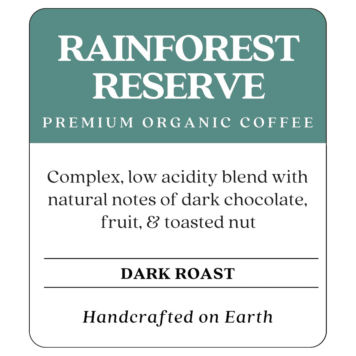Copper Moon Single Serve Coffee Pods for Keurig K-Cup Brewers, Dark Roast, Rainforest Reserve Blend, 36 Count