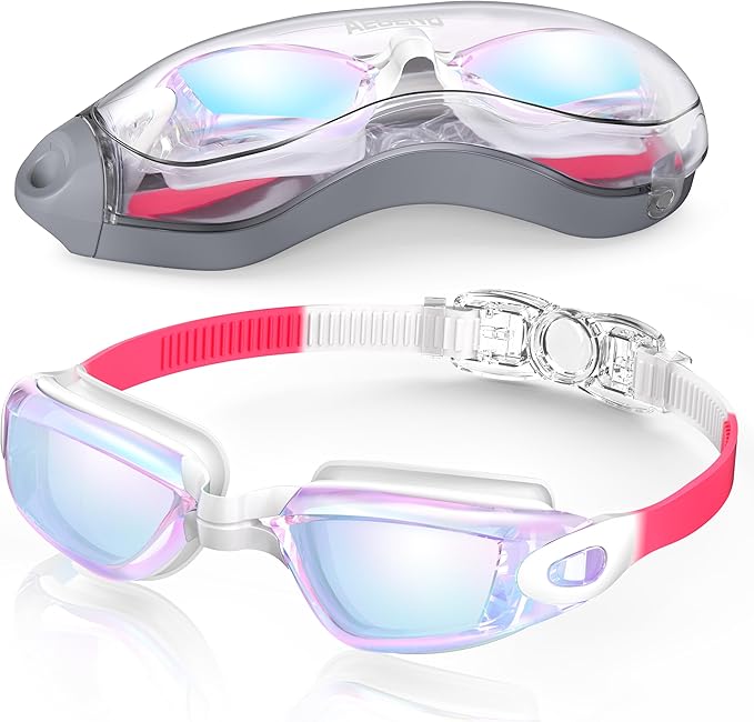 Aegend Swim Goggles, Swimming Goggles No Leaking Full Protection Adult Men Women Youth
