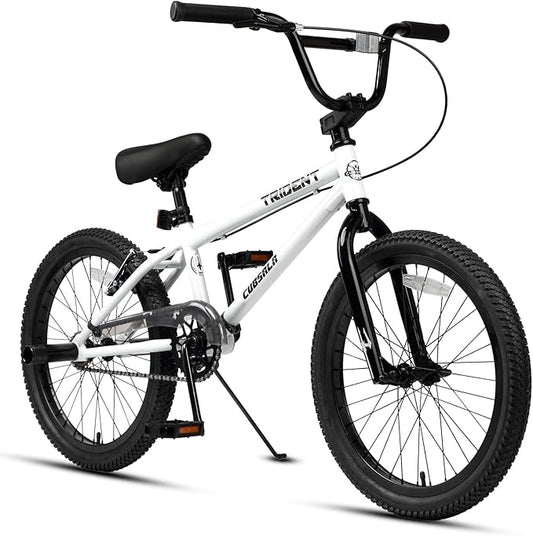 20 24 26 Inch BMX Race Bike Trident Bicycles Beginner-Level to Advanced Riders with 2 Pegs, Multiple Colors