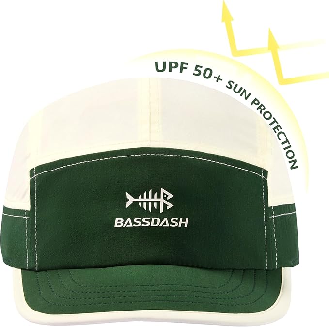 BASSDASH Ultralight UPF 50+ Soft Baseball Caps Unstructured Quick Dry Folding Hat Adjustable for Men Woman Outdoor Activities
