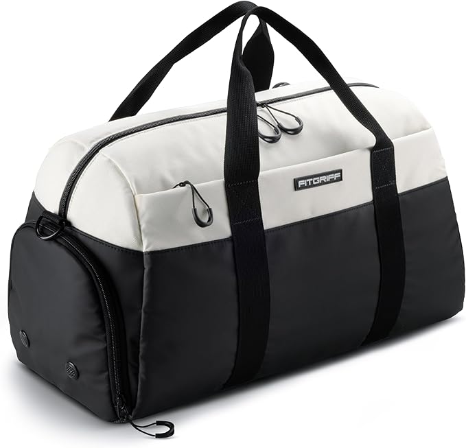 Fitgriff® Gym Bag V2 for Men and Women with Shoe & Wet Compartment - Duffle Bag for Travel, Sports, Fitness and Workout