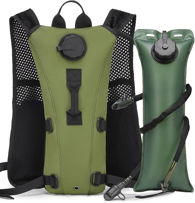 ATBP Running Hydration Vest Pack Tactical 3L Water Bladder Backpack Bag for Cycling Marathon Hiking Daypack Men & Women