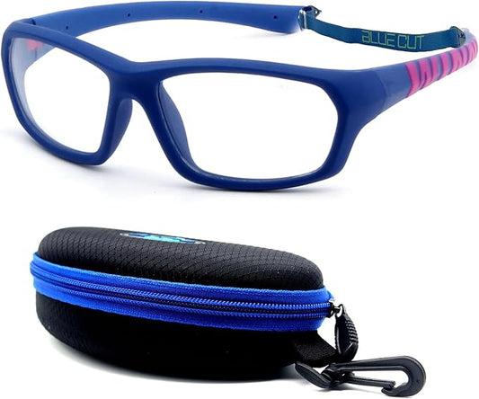 BLUE CUT Sports Protection Goggles, Anti-Fog Lenses Safety Glasses for Basketball, Pickleball and All Outdoor Sports