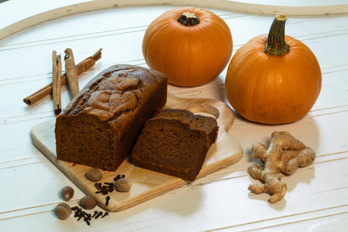 Nadel - NATURALLY DELICIOUS Pumpkin Spice Bread Slices, 12 Pack, Sweet Breads & Cakes breakfast bar, back to school lunch snack.