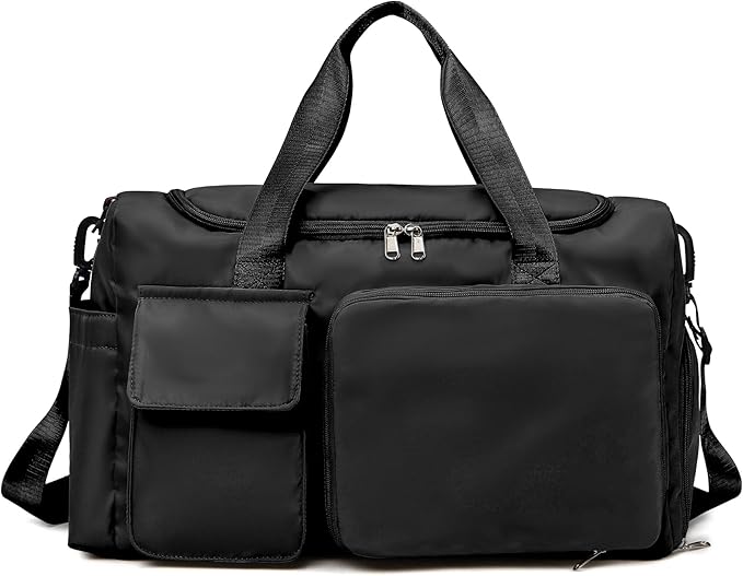 Supercenter Gym Bag, For Both Men and Women, Foldable, With Shoe Compartment and Wet/Dry Compartment