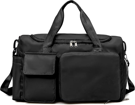 Supercenter Gym Bag, For Both Men and Women, Foldable, With Shoe Compartment and Wet/Dry Compartment