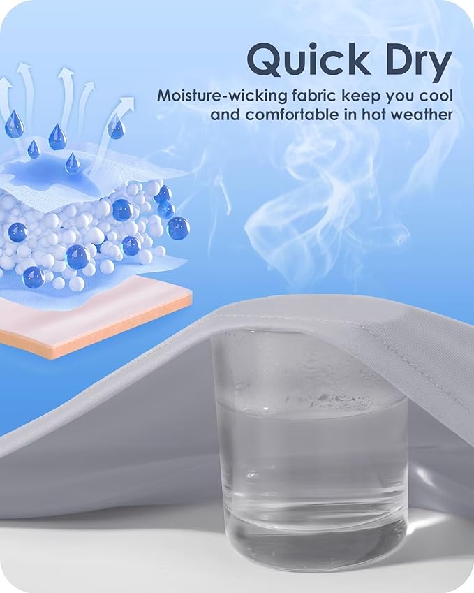 Boladeci Men's Swim Shirt Short Sleeve UPF 50+ Sun Protection SPF UV Moisture Wicking Lightweight Quick Dry Rash Guard