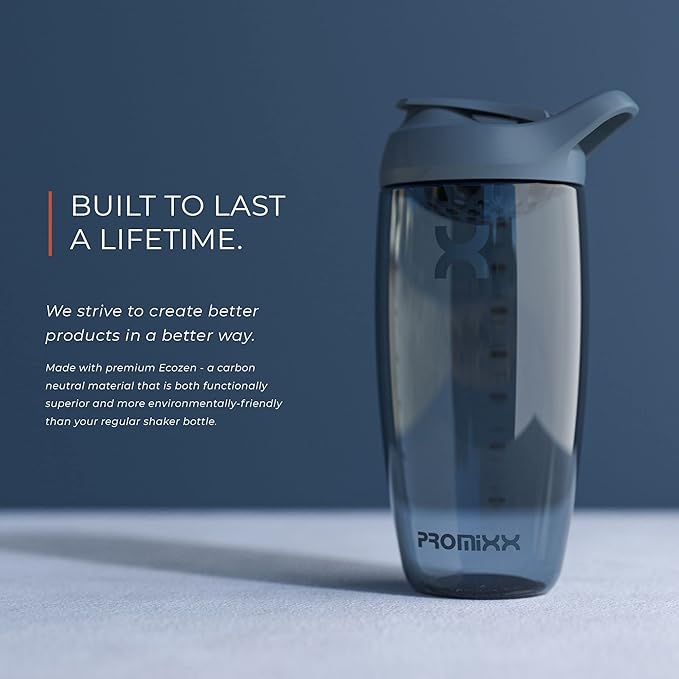 Promixx PURSUIT Protein Shaker Bottle – Premium Sports Shaker Bottles for Protein Mixes and Supplement Shakes – Easy Clean, Durable Protein Shaker Cup