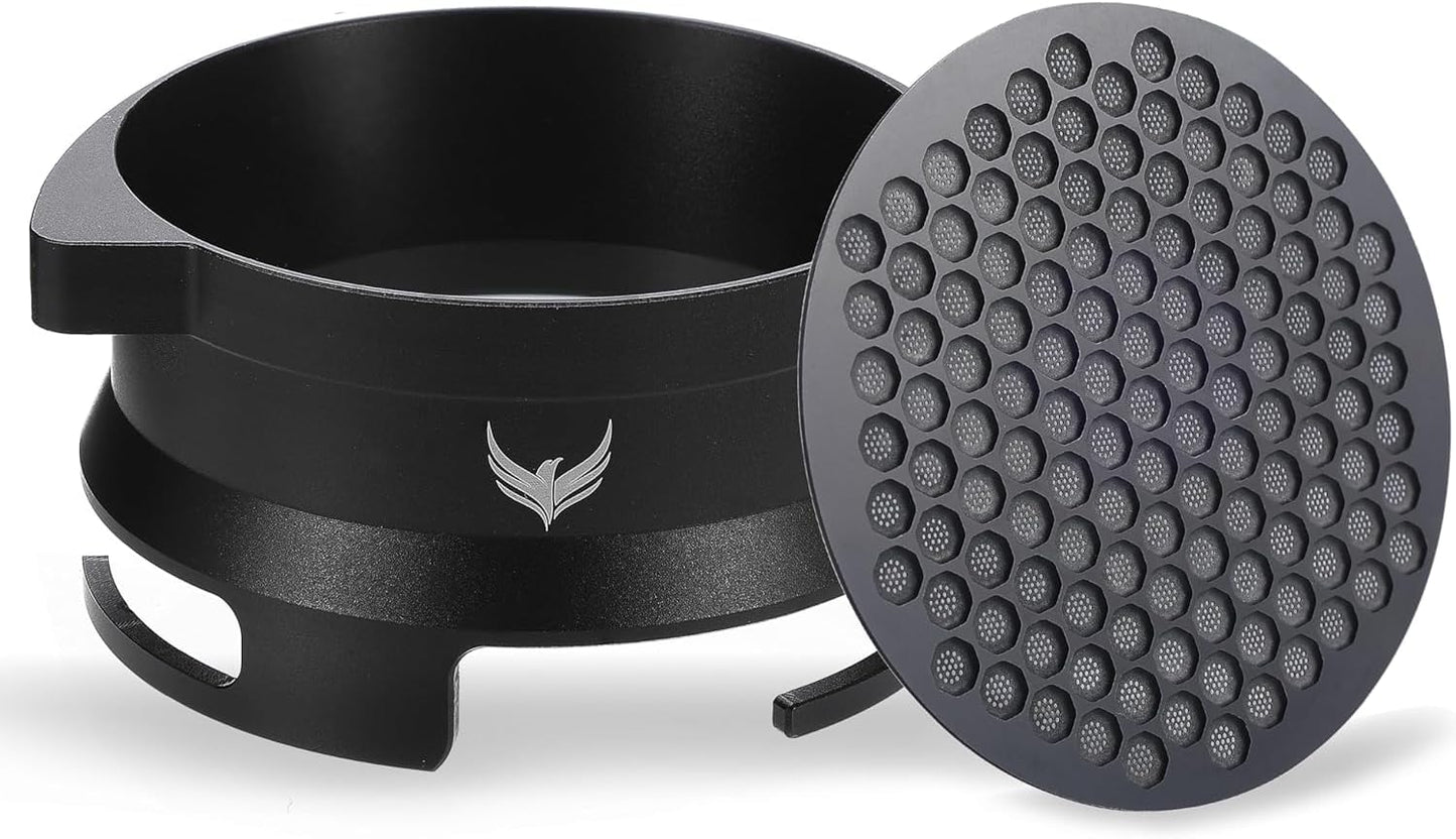 54mm Dosing Funnel and Puck Screen Set Compatible with Breville Barista Express, Barista Pro, Barista Touch Grinder Trigger Portafilter Funnel and Filter