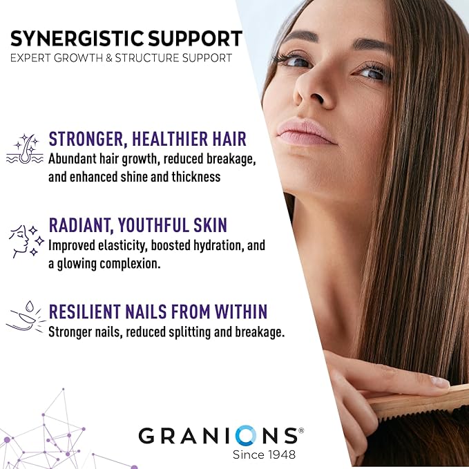 Biotin Collagen Keratin Supplement Hair Growth Tablets – Biotin 10000mcg, Marine Collagen Peptides, Keratin, Retinol, Zinc, Vitamin B6 - Hair, Skin and Nails Complex for Women and Men – 60 Tablets