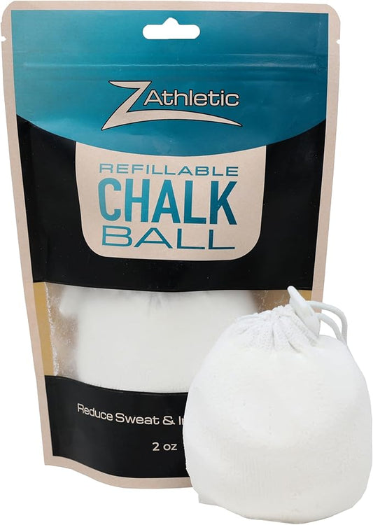 Z Athletic Gym Chalk Ball for Rock Climbing, Gymnastics, and Weightlifting