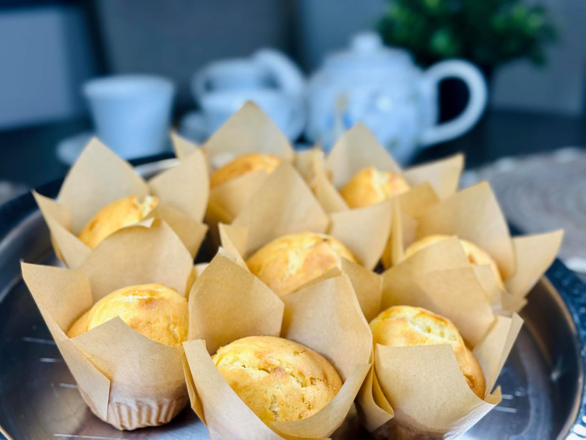 Molibake Vanilla Muffin Mix – Pack of 2 – Premium Vanilla Muffins Baking Mix for Home Oven and Muffin Maker – 14 oz – All-Natural Easy-to-Use Mix for Fluffy, Bakery-Style Homemade Muffins
