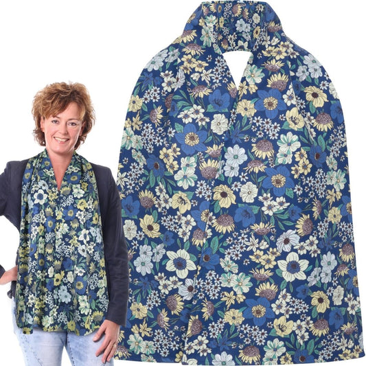 Adult Bib Scarf - Dignified Alternative to Bibs | Washable and Reusable Clothing Protectors for Eating