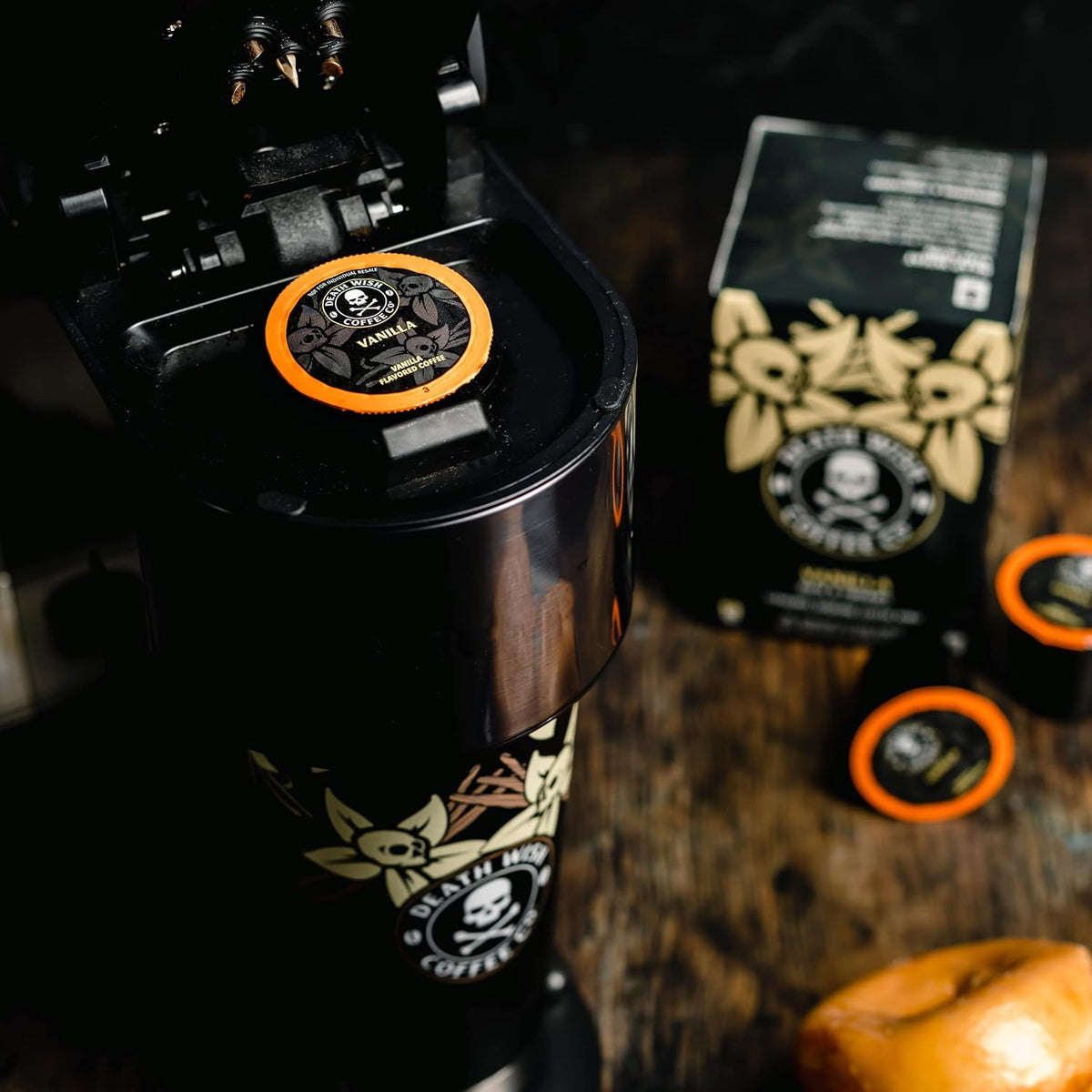 Death Wish Coffee, Vanilla Single Serve Pods (30 Count)