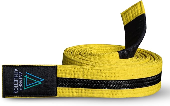 Brazilian Jiu Jitsu Belts Preshurunk Martial Arts Youth BJJ Belts for Girls & Boys with BJJ Ranking Stripes