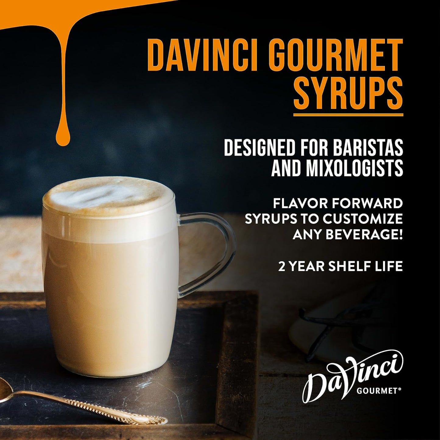 DaVinci Gourmet Classic Raspberry Syrup, 25.4 Fluid Ounces (Pack of 4)