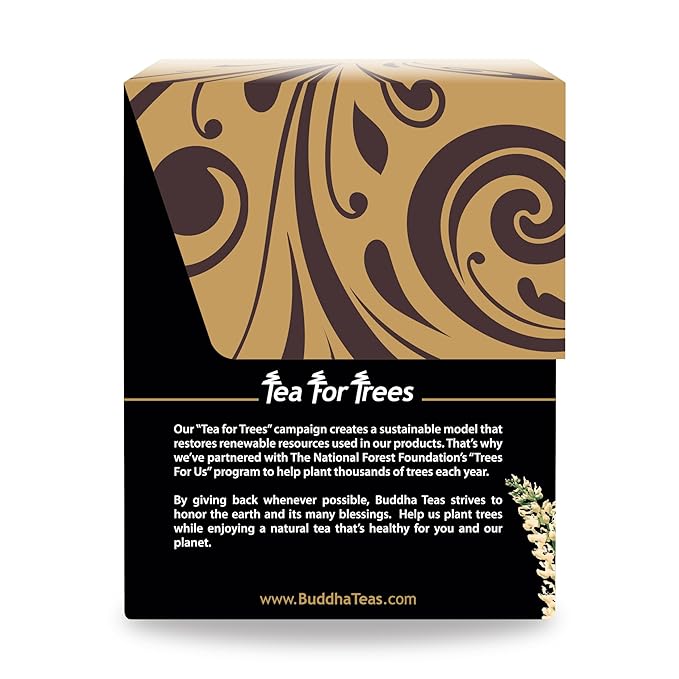 Buddha Teas Organic Black Cohosh Root Tea - OU Kosher, USDA Organic, CCOF, 18 Bleach-Free Tea Bags