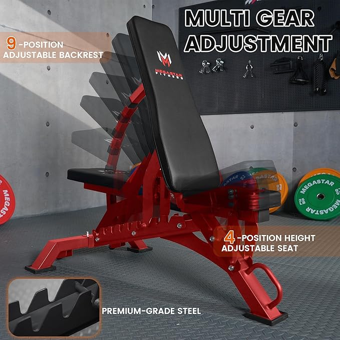 Power Rack for Home Gym – 2000LB Capacity Multifunction Squat Rack with Cable Crossover, Includes 16 Professional attachments for Home Gym Strength Training, P63 Rampage