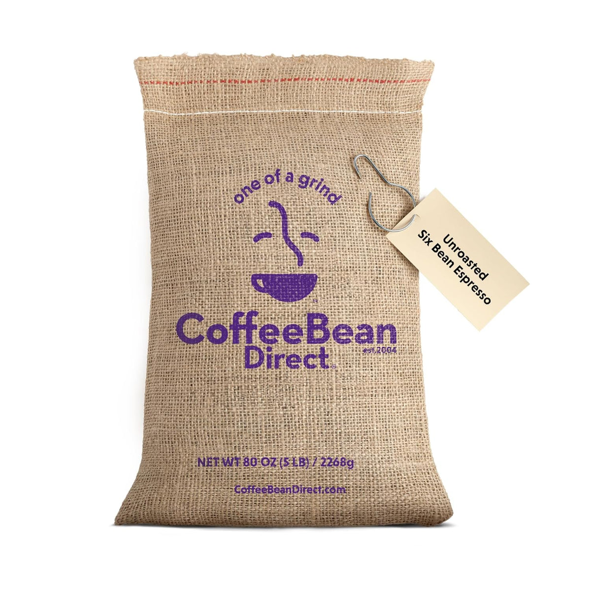 Coffee Bean Direct Unroasted Six Bean Espresso, 5 Pound (Pack of 1)