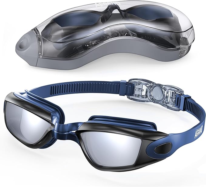 Aegend Swim Goggles, Swimming Goggles No Leaking Full Protection Adult Men Women Youth