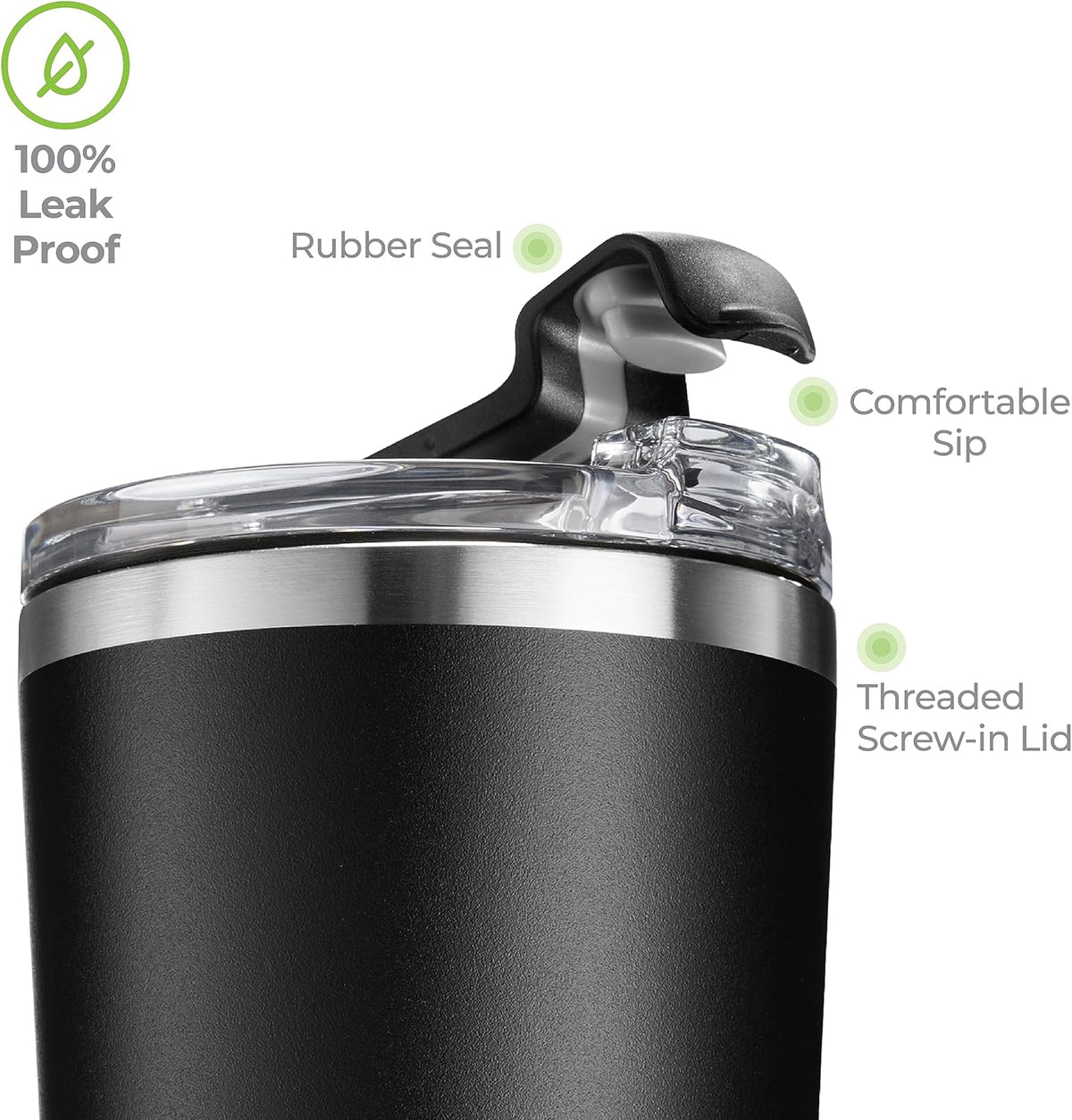 SIPX™ Triple-Insulated Tumblers - 22oz. Premium Modern Tumbler With Lid, insulated Cup Keeps Hot For 6 Hours, Stainless Steel Tumbler Made Of Sustainable Material, Coffee Travel Mug For Home & Office