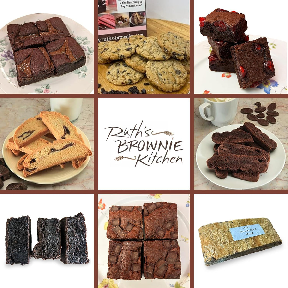 Ruth’s Gourmet Brookie (Brownie + Cookie) 4 Dozen – Gourmet Baked Treats | Delicious Gift with The Finest Ingredients | Guaranteed to Arrive Fresh