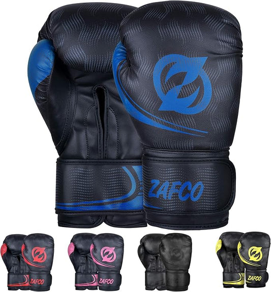 Zafco Boxing Gloves for Men & Women Training Pro Punching Heavy Bag Mitts MMA Muay Thai Sparring Kickboxing Gloves