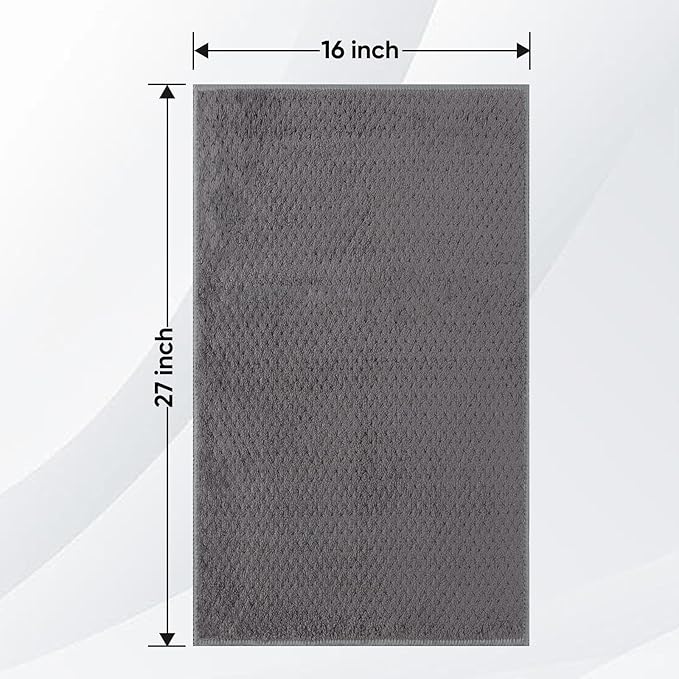 HOMEXCEL Gym Towels 3 Packs, (16x27 inches) Highly Absorbent Yoga Towel, Ultra Soft Hand Towels for Daily Use, Fast Drying Microfiber Workout Towels for Gym, Spa, Fitness, Camping, Hotel