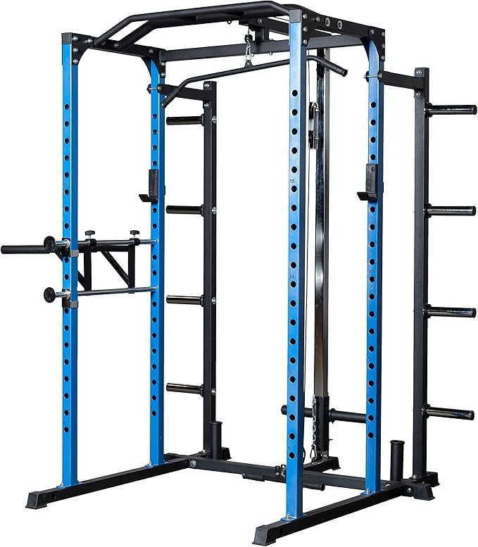 REP Fitness PR-1100 Power Rack - 700 lbs Rated Lifting Cage for Weight Training