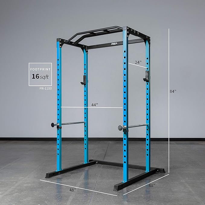 REP Fitness PR-1100 Power Rack - 700 lbs Rated Lifting Cage for Weight Training