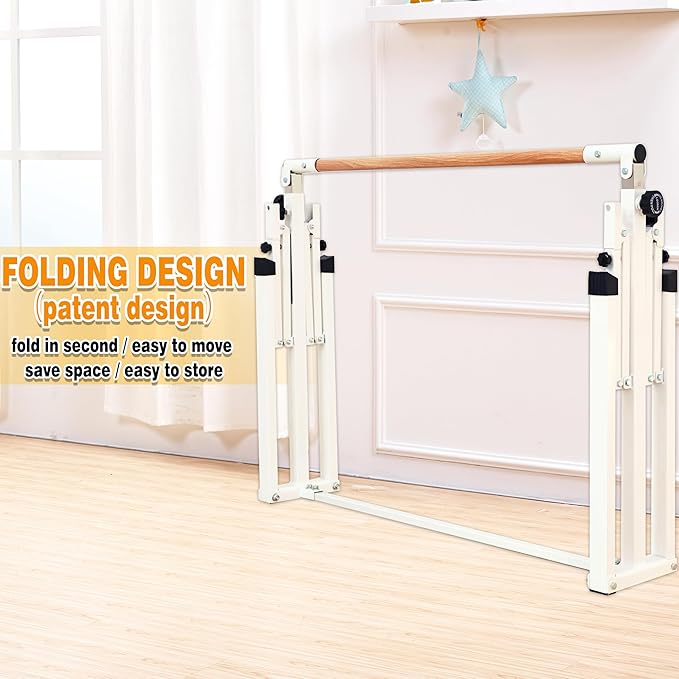 4FT/5FT Gymnastic Bar Set Gymnastics Horizontal Bar Gymnastics Kip Bar for Kids Home Use