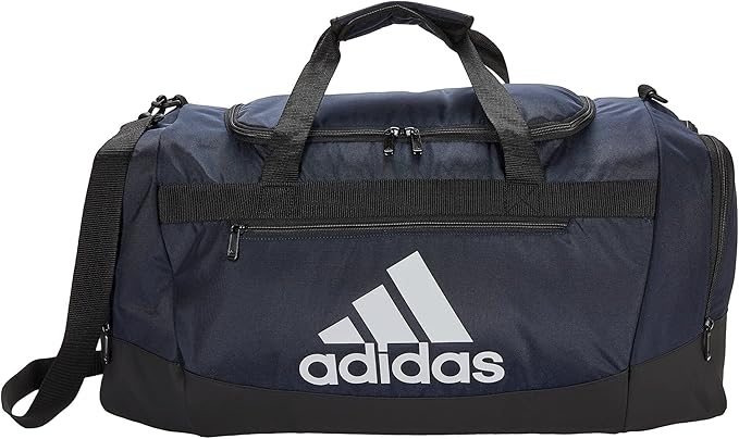 adidas Unisex Defender 4.0 Gym Duffel Bag for Men and Women, Team Navy Blue, Medium (66L)