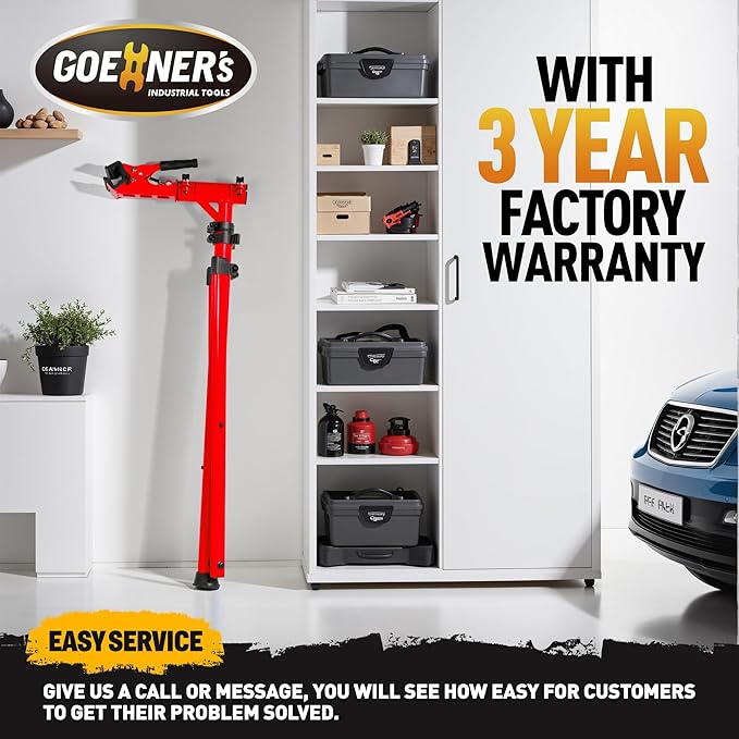 Bike Repair Stand, 176 LBS Heavy Duty Portable Bicycle Mechanic Maintenance Workstand with Tool Tray, Steel & Aluminum Shop Home Adjustable Height Foldable Bike Work Stand for E Bike, MTB, RB