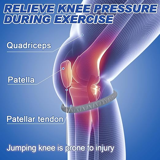 2-Pack Patellar Strap for Knee Pain Relief-Breathable & Lightweight Patellar Tendon Support Strap for Basketball, Running, Hiking-Stabilizing Knee Brace for Men, Women & Kids(Pattern Gray)